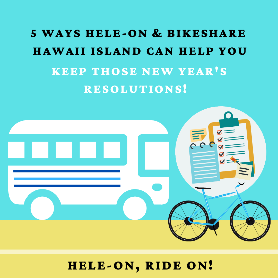 5 Ways to Keep Your New Year’s Resolutions with Bikeshare Hawaii